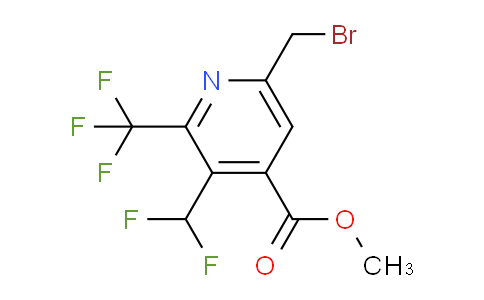 AM68456 | 1361787-38-3 | Methyl 6-(bromomethyl)-3-(difluoromethyl)-2-(trifluoromethyl)pyridine-4-carboxylate