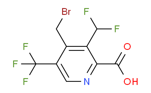 AM68458 | 1361884-15-2 | 4-(Bromomethyl)-3-(difluoromethyl)-5-(trifluoromethyl)pyridine-2-carboxylic acid