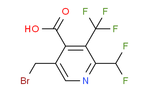 AM68460 | 1361888-34-7 | 5-(Bromomethyl)-2-(difluoromethyl)-3-(trifluoromethyl)pyridine-4-carboxylic acid