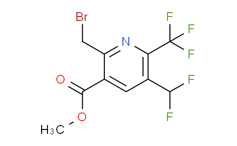 AM68461 | 1361817-70-0 | Methyl 2-(bromomethyl)-5-(difluoromethyl)-6-(trifluoromethyl)pyridine-3-carboxylate