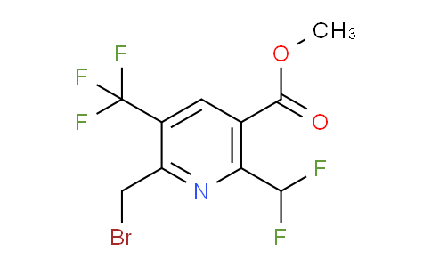 AM68463 | 1361816-95-6 | Methyl 2-(bromomethyl)-6-(difluoromethyl)-3-(trifluoromethyl)pyridine-5-carboxylate