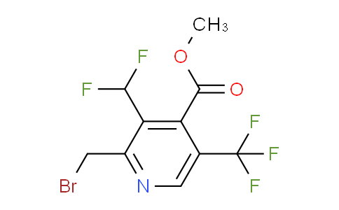 AM68468 | 1361848-32-9 | Methyl 2-(bromomethyl)-3-(difluoromethyl)-5-(trifluoromethyl)pyridine-4-carboxylate