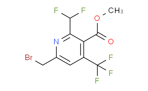 AM68469 | 1361888-49-4 | Methyl 6-(bromomethyl)-2-(difluoromethyl)-4-(trifluoromethyl)pyridine-3-carboxylate