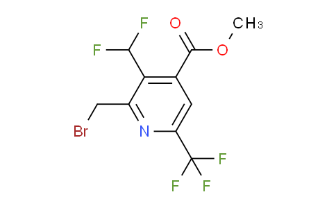 AM68472 | 1361752-57-9 | Methyl 2-(bromomethyl)-3-(difluoromethyl)-6-(trifluoromethyl)pyridine-4-carboxylate
