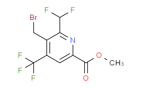 AM68473 | 1361752-82-0 | Methyl 3-(bromomethyl)-2-(difluoromethyl)-4-(trifluoromethyl)pyridine-6-carboxylate