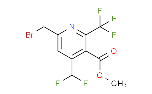 AM68485 | 1361704-20-2 | Methyl 6-(bromomethyl)-4-(difluoromethyl)-2-(trifluoromethyl)pyridine-3-carboxylate