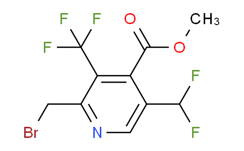 AM68486 | 1361888-43-8 | Methyl 2-(bromomethyl)-5-(difluoromethyl)-3-(trifluoromethyl)pyridine-4-carboxylate