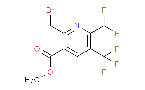 AM68492 | 1361795-79-0 | Methyl 2-(bromomethyl)-6-(difluoromethyl)-5-(trifluoromethyl)pyridine-3-carboxylate