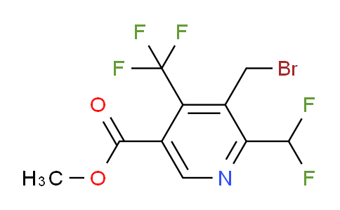 AM68495 | 1361761-69-4 | Methyl 3-(bromomethyl)-2-(difluoromethyl)-4-(trifluoromethyl)pyridine-5-carboxylate