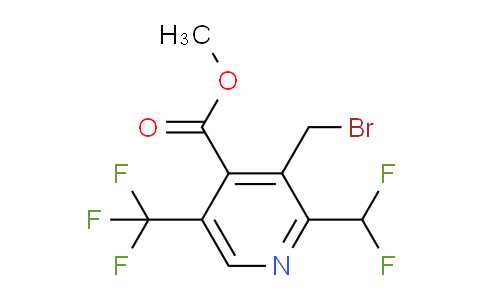 AM68496 | 1361821-77-3 | Methyl 3-(bromomethyl)-2-(difluoromethyl)-5-(trifluoromethyl)pyridine-4-carboxylate
