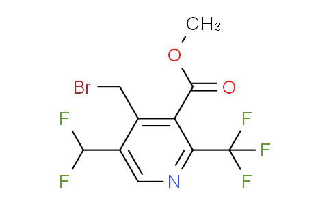 Methyl 4-(bromomethyl)-5-(difluoromethyl)-2-(trifluoromethyl)pyridine-3-carboxylate