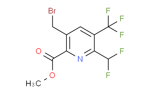 AM68501 | 1361817-20-0 | Methyl 5-(bromomethyl)-2-(difluoromethyl)-3-(trifluoromethyl)pyridine-6-carboxylate