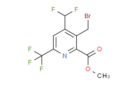 Methyl 3-(bromomethyl)-4-(difluoromethyl)-6-(trifluoromethyl)pyridine-2-carboxylate