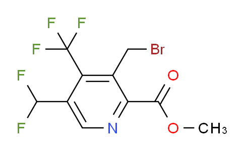 Methyl 3-(bromomethyl)-5-(difluoromethyl)-4-(trifluoromethyl)pyridine-2-carboxylate