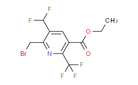 Ethyl 2-(bromomethyl)-3-(difluoromethyl)-6-(trifluoromethyl)pyridine-5-carboxylate