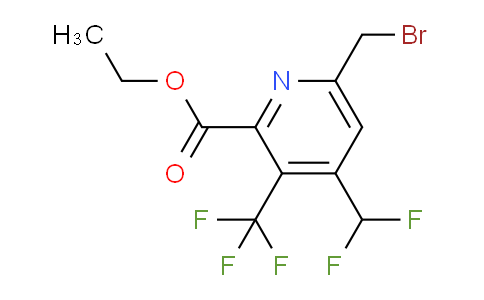 AM68513 | 1361704-59-7 | Ethyl 6-(bromomethyl)-4-(difluoromethyl)-3-(trifluoromethyl)pyridine-2-carboxylate