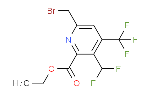 AM68519 | 1361704-98-4 | Ethyl 6-(bromomethyl)-3-(difluoromethyl)-4-(trifluoromethyl)pyridine-2-carboxylate