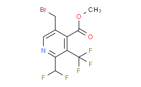 AM68522 | 1361888-61-0 | Methyl 5-(bromomethyl)-2-(difluoromethyl)-3-(trifluoromethyl)pyridine-4-carboxylate