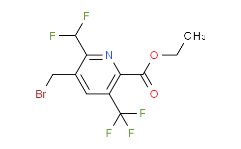 AM68529 | 1361810-49-2 | Ethyl 3-(bromomethyl)-2-(difluoromethyl)-5-(trifluoromethyl)pyridine-6-carboxylate