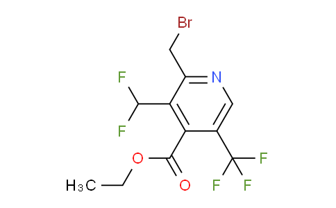 AM68530 | 1361821-99-9 | Ethyl 2-(bromomethyl)-3-(difluoromethyl)-5-(trifluoromethyl)pyridine-4-carboxylate