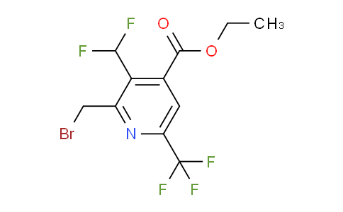 AM68531 | 1361848-49-8 | Ethyl 2-(bromomethyl)-3-(difluoromethyl)-6-(trifluoromethyl)pyridine-4-carboxylate