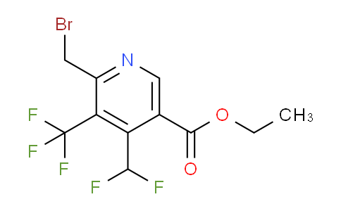 AM68532 | 1361470-88-3 | Ethyl 2-(bromomethyl)-4-(difluoromethyl)-3-(trifluoromethyl)pyridine-5-carboxylate