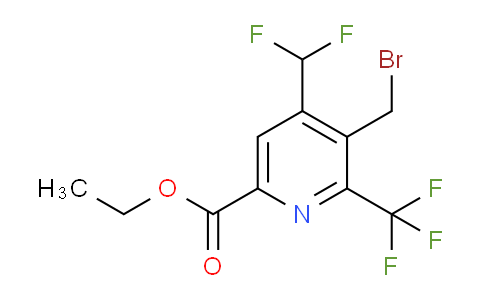 AM68536 | 1361704-67-7 | Ethyl 3-(bromomethyl)-4-(difluoromethyl)-2-(trifluoromethyl)pyridine-6-carboxylate