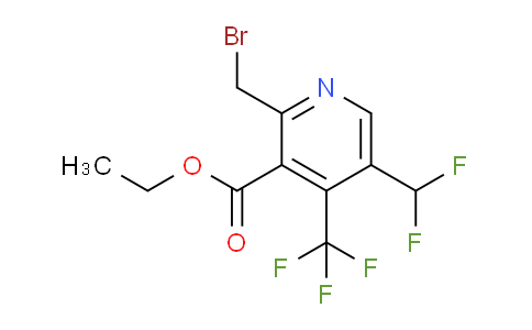 AM68537 | 1361908-29-3 | Ethyl 2-(bromomethyl)-5-(difluoromethyl)-4-(trifluoromethyl)pyridine-3-carboxylate