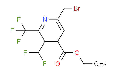 AM68538 | 1361810-42-5 | Ethyl 6-(bromomethyl)-3-(difluoromethyl)-2-(trifluoromethyl)pyridine-4-carboxylate