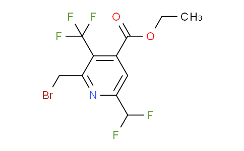 AM68539 | 1361817-85-7 | Ethyl 2-(bromomethyl)-6-(difluoromethyl)-3-(trifluoromethyl)pyridine-4-carboxylate