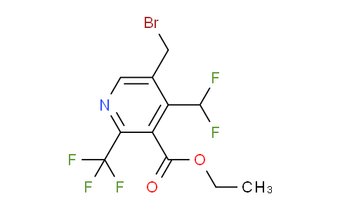AM68540 | 1361769-33-6 | Ethyl 5-(bromomethyl)-4-(difluoromethyl)-2-(trifluoromethyl)pyridine-3-carboxylate