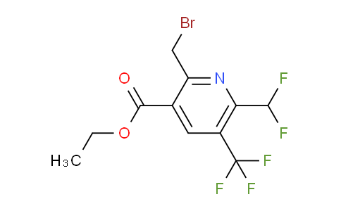 AM68543 | 1361761-89-8 | Ethyl 2-(bromomethyl)-6-(difluoromethyl)-5-(trifluoromethyl)pyridine-3-carboxylate