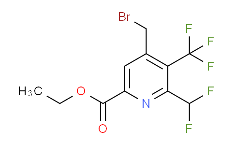 AM68544 | 1361704-77-9 | Ethyl 4-(bromomethyl)-2-(difluoromethyl)-3-(trifluoromethyl)pyridine-6-carboxylate