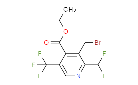 AM68547 | 1361908-34-0 | Ethyl 3-(bromomethyl)-2-(difluoromethyl)-5-(trifluoromethyl)pyridine-4-carboxylate