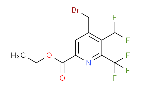 AM68548 | 1361822-21-0 | Ethyl 4-(bromomethyl)-3-(difluoromethyl)-2-(trifluoromethyl)pyridine-6-carboxylate