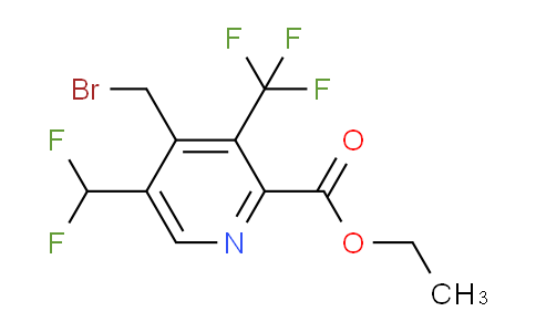 AM68550 | 1361810-62-9 | Ethyl 4-(bromomethyl)-5-(difluoromethyl)-3-(trifluoromethyl)pyridine-2-carboxylate