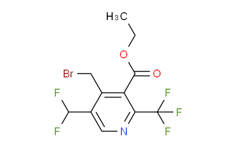 AM68551 | 1361471-20-6 | Ethyl 4-(bromomethyl)-5-(difluoromethyl)-2-(trifluoromethyl)pyridine-3-carboxylate