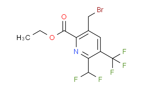 AM68552 | 1361704-86-0 | Ethyl 5-(bromomethyl)-2-(difluoromethyl)-3-(trifluoromethyl)pyridine-6-carboxylate