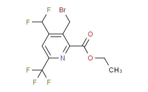 AM68553 | 1361796-15-7 | Ethyl 3-(bromomethyl)-4-(difluoromethyl)-6-(trifluoromethyl)pyridine-2-carboxylate