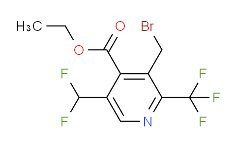 AM68554 | 1361787-53-2 | Ethyl 3-(bromomethyl)-5-(difluoromethyl)-2-(trifluoromethyl)pyridine-4-carboxylate