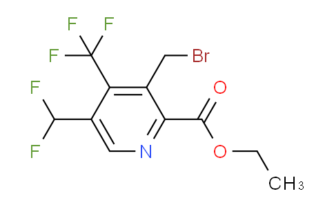 AM68555 | 1361810-55-0 | Ethyl 3-(bromomethyl)-5-(difluoromethyl)-4-(trifluoromethyl)pyridine-2-carboxylate