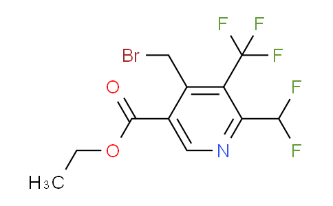 AM68557 | 1361888-78-9 | Ethyl 4-(bromomethyl)-2-(difluoromethyl)-3-(trifluoromethyl)pyridine-5-carboxylate