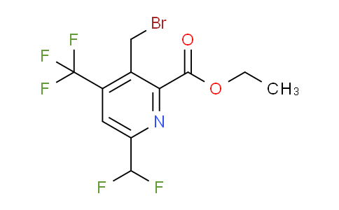 AM68558 | 1361787-60-1 | Ethyl 3-(bromomethyl)-6-(difluoromethyl)-4-(trifluoromethyl)pyridine-2-carboxylate