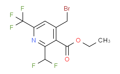 AM68561 | 1361818-03-2 | Ethyl 4-(bromomethyl)-2-(difluoromethyl)-6-(trifluoromethyl)pyridine-3-carboxylate