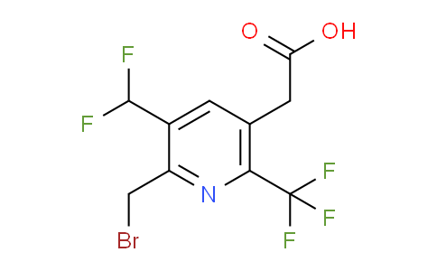 AM68562 | 1361810-71-0 | 2-(Bromomethyl)-3-(difluoromethyl)-6-(trifluoromethyl)pyridine-5-acetic acid