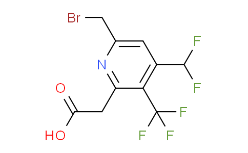 AM68564 | 1361705-30-7 | 6-(Bromomethyl)-4-(difluoromethyl)-3-(trifluoromethyl)pyridine-2-acetic acid
