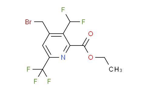 AM68568 | 1361888-84-7 | Ethyl 4-(bromomethyl)-3-(difluoromethyl)-6-(trifluoromethyl)pyridine-2-carboxylate