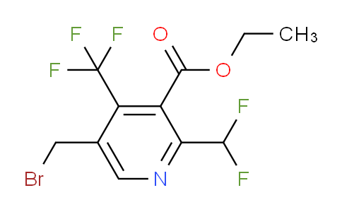 AM68570 | 1361908-59-9 | Ethyl 5-(bromomethyl)-2-(difluoromethyl)-4-(trifluoromethyl)pyridine-3-carboxylate