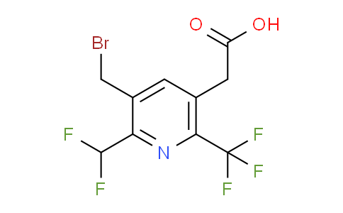 AM68581 | 1361471-42-2 | 3-(Bromomethyl)-2-(difluoromethyl)-6-(trifluoromethyl)pyridine-5-acetic acid
