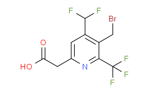 AM68584 | 1361889-01-1 | 3-(Bromomethyl)-4-(difluoromethyl)-2-(trifluoromethyl)pyridine-6-acetic acid